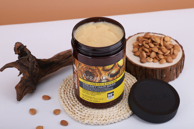 ماسک مو فاقد سولفات انواع مو حاوی روغن آرگان لایتنس 1000ml