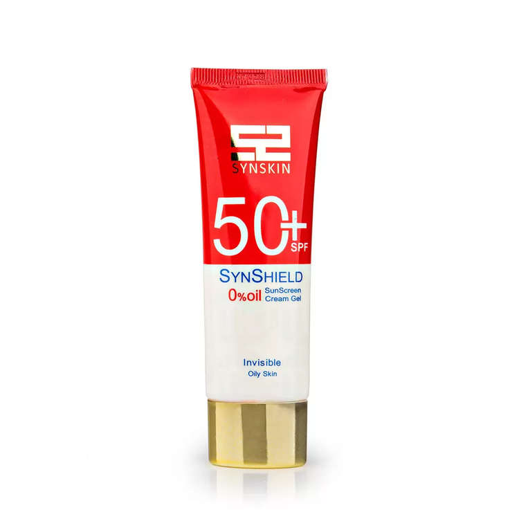 کرم ژل ضد آفتاب پوست چرب ساین اسکین بی رنگ