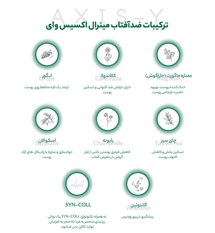 ضدآفتاب فیزیکی اکسیس وای