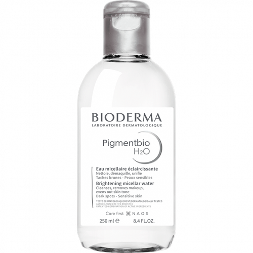 میسلار واتر ضد لک و روشن کننده بایودرما مدل PIGMENTBIO H2O حجم 250 میل