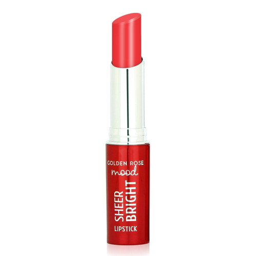 رژ لب جامد شفاف و براق گلدن رز Mood Sheer Bright Lipstick