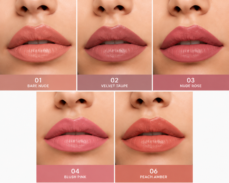 رژ لب جامد مات ساتینی گلدن رز Golden Rose Mood Satiny Matte Lipstick