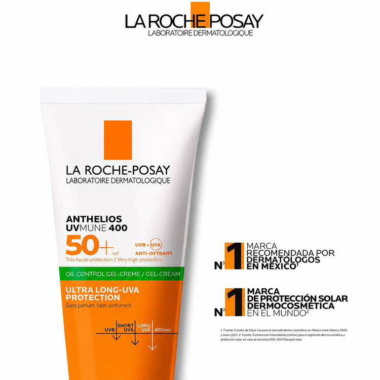 ضد آفتاب لاروش پوزای | Anthelios UVMune 400 Oil Control Gel-Cream SPF50+