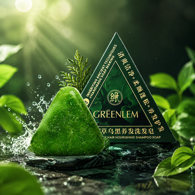 صابون گیاهی GREENLEM | تقویتکننده و تغذیهکننده مو