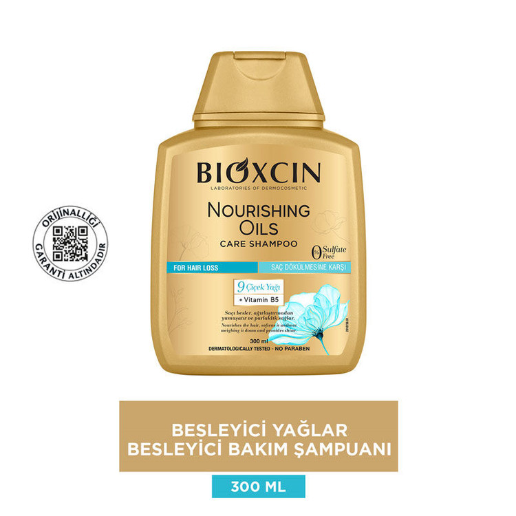 شامپو تقویتکننده و ضد ریزش بیوکسین مدل Nourishing Oils