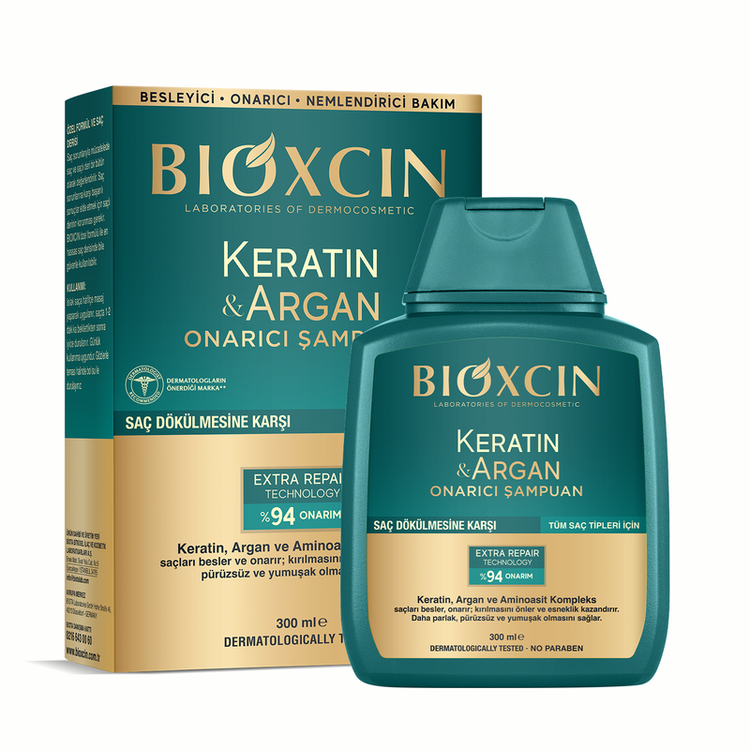 شامپو کراتین و آرگان بیوکسین (Bioxcin Keratin & Argan)