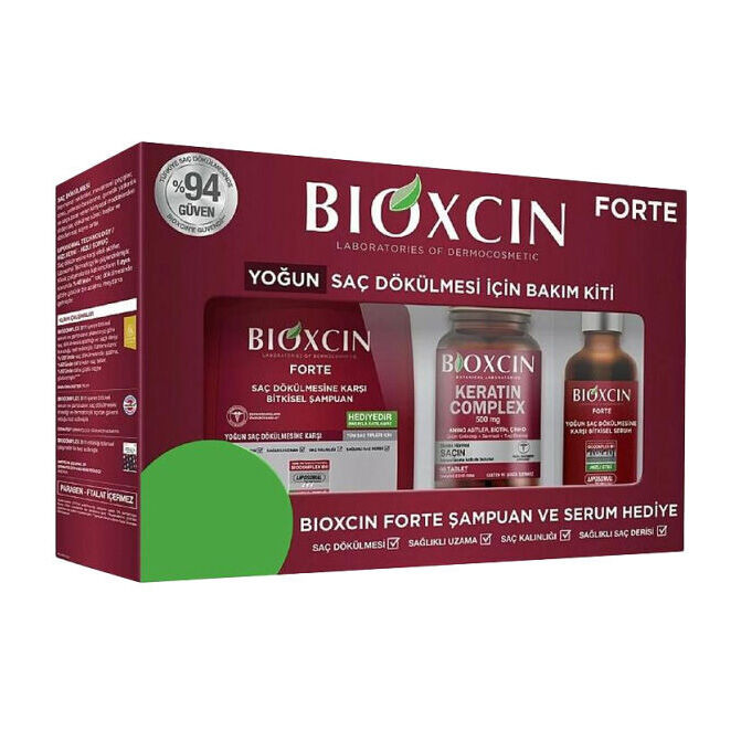 شامپو و سرم ضد ریزش مو بیوکسین فورته (Bioxcin Forte)
