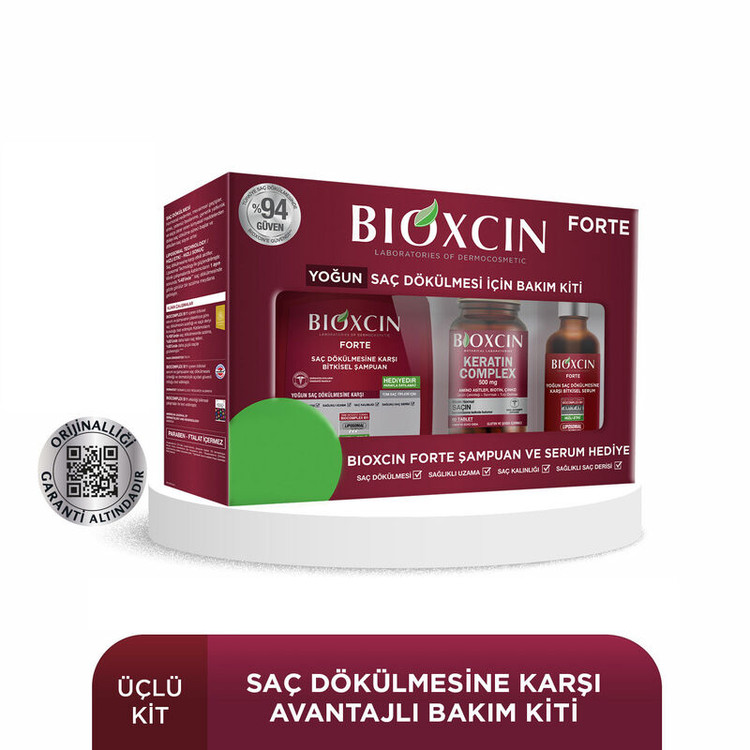 شامپو و سرم ضد ریزش مو بیوکسین فورته (Bioxcin Forte)