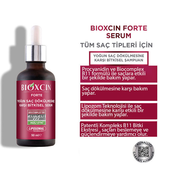 شامپو و سرم ضد ریزش مو بیوکسین فورته (Bioxcin Forte)