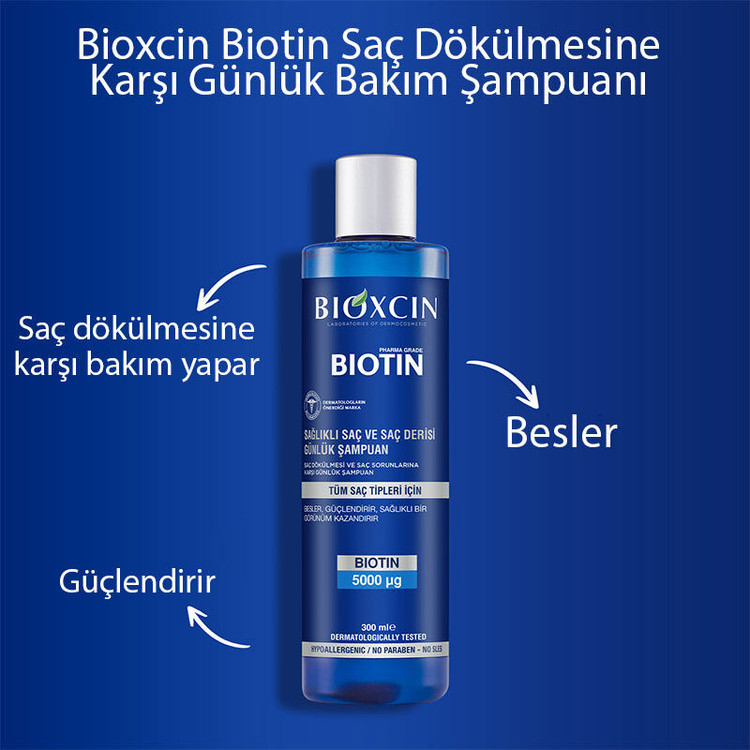 شامپو بیوکسین بیوتین 5000 (Bioxin Biotin Shampoo)