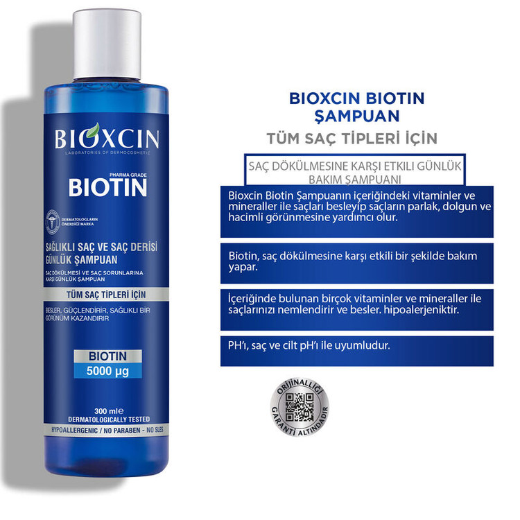 شامپو بیوکسین بیوتین 5000 (Bioxin Biotin Shampoo)