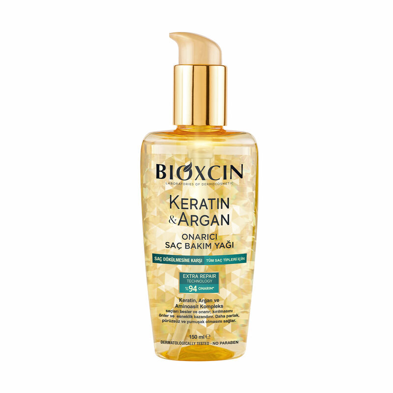 روغن آرگان ترمیم‌کننده مو بیوکسین Keratin & Argan