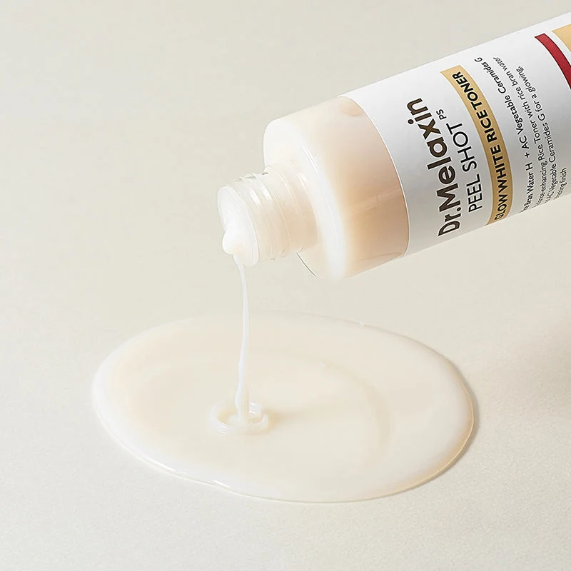 تونر برنج دکتر ملاکسین Dr. Melaxin Peel Shot Glow White Rice Toner