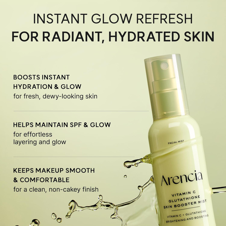 میست تقویتکننده پوست آرنسیا | Arencia Vitamin C Glutathione