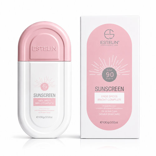 ضد آفتاب ضد لک صورتی استلین spf90 حجم 100 گرم