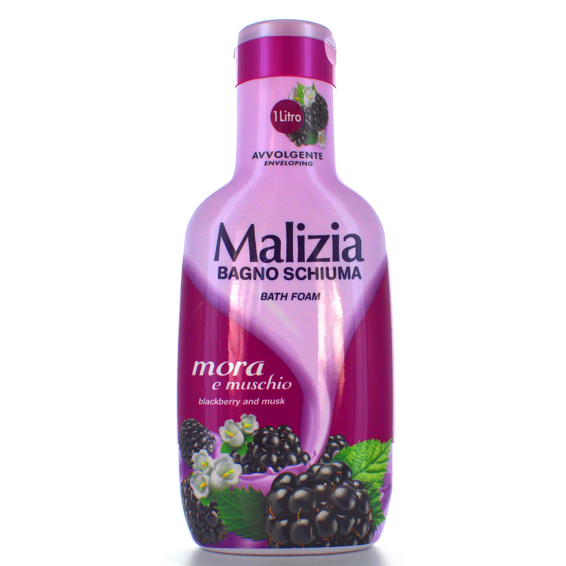 شامپو بدن Malizia با رایحه شاه‌توت و مشک حجم ۱ لیتر