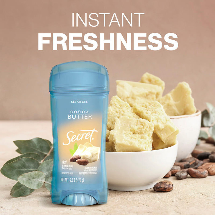 استیک ضدتعریق ژلهای سکرت مدل Cocoa Butter – حجم ۷۳ گرم