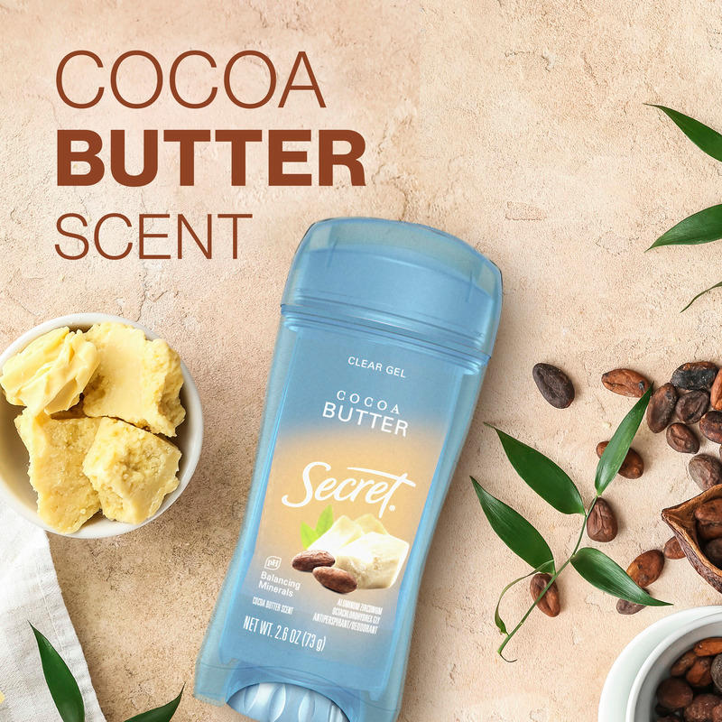 استیک ضدتعریق ژلهای سکرت مدل Cocoa Butter – حجم ۷۳ گرم