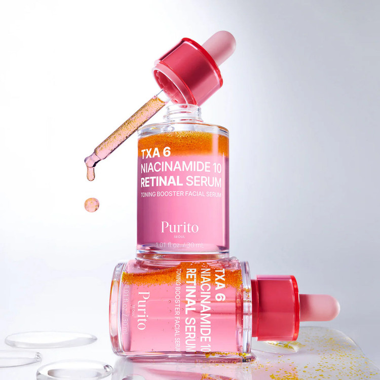 سرم صورت Purito مدل TXA 6 + Niacinamide 10 + Retinal – حجم ۳۰ میلیلیتر