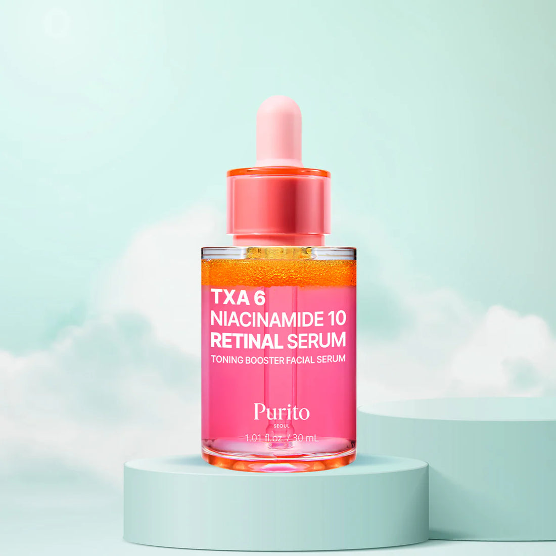 سرم صورت Purito مدل TXA 6 + Niacinamide 10 + Retinal – حجم ۳۰ میلیلیتر