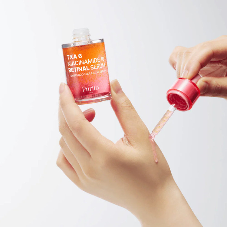 سرم صورت Purito مدل TXA 6 + Niacinamide 10 + Retinal – حجم ۳۰ میلیلیتر