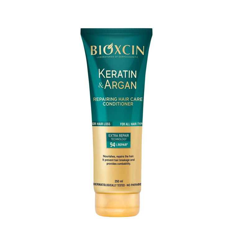 ماسک نرمکننده مو بیوکسین مدل Keratin & Argan حجم ۲۵۰ میل