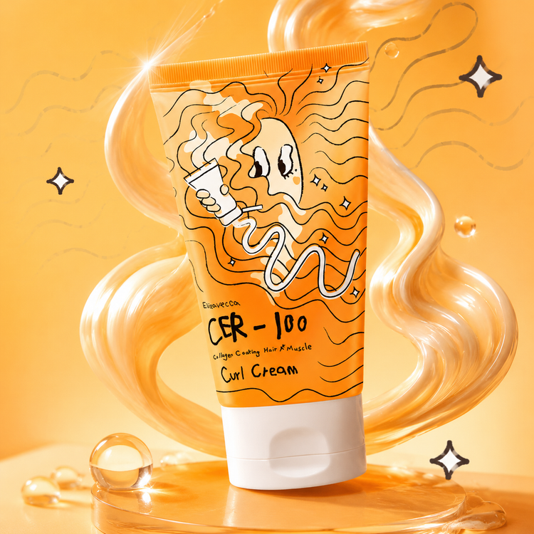 ماسک مو تقویت موهای فر و موج دار الیزاوکا CER-100 مدل Curl Cream