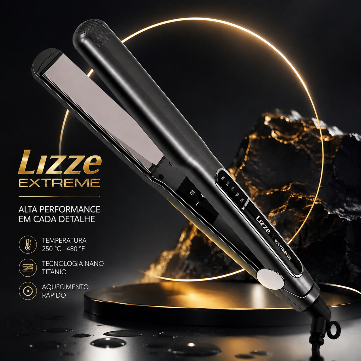 اتو مو لیز (Lizze Extreme) مدل Nano Titanium