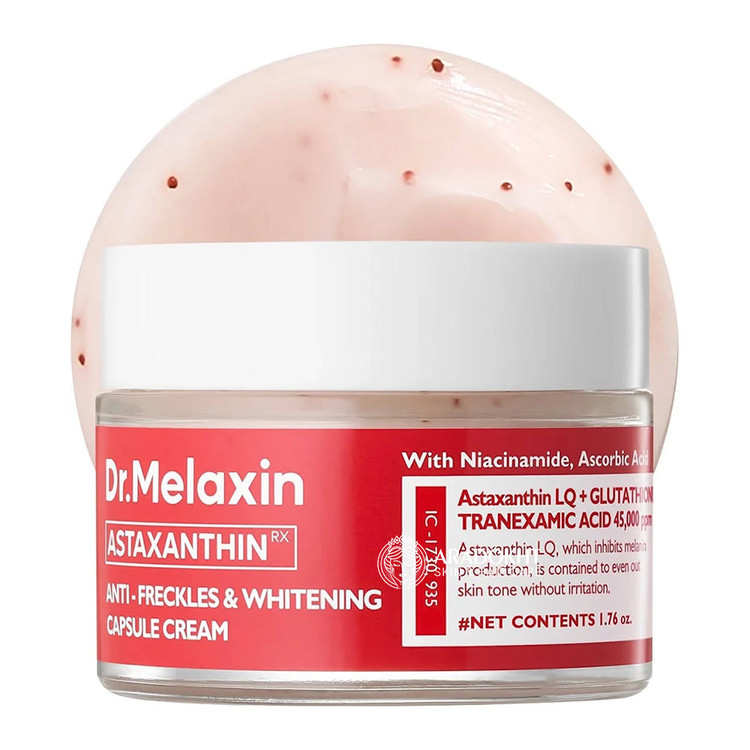 کرم کپسولی ضد لک و روشن کننده دکتر ملاکسین Dr.Melaxin مدل TX-Astaxanthin حجم 50 گرم
